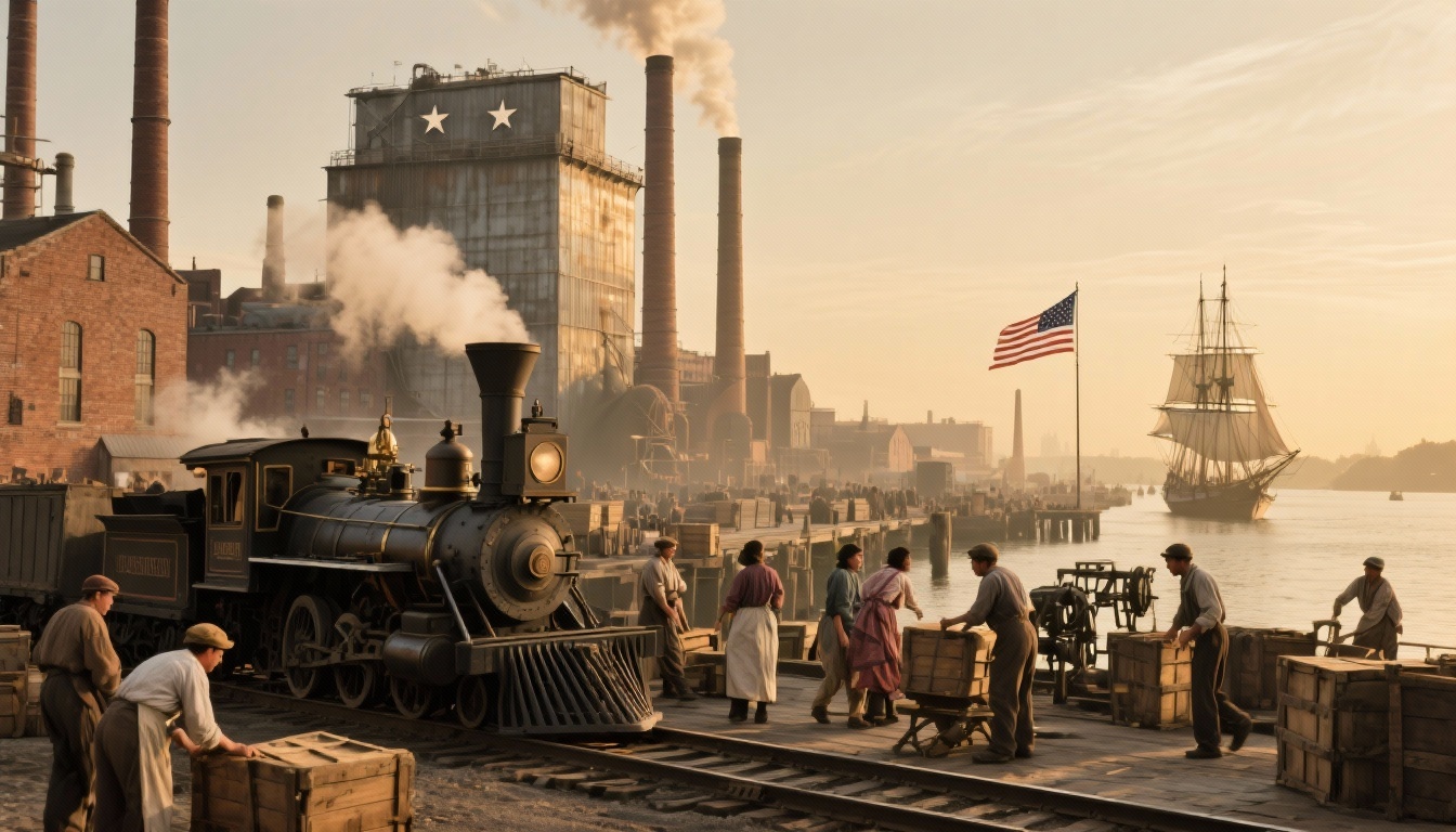 Industrialización y crecimiento de los Estados Unidos